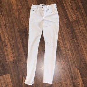 White true religion x Joan smalls  jeans